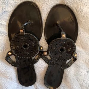 Jack Rogers Black Sandals